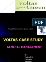 Voltas Case Study