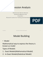 Regression Analysis(Cases 1-3)