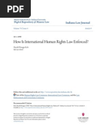 How is International Human Rights Law Enforced