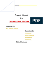 Project Report on Vodafone