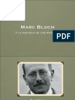 Marc Bloch y La Escuela de Los Annales