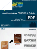 Atualização Guia PMBOK 5a Edição - Adilson Pize