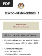 Introduction To Medical Device Act 2012 (Act 737) and Medical Device Authority Act 2012 (Act 738)