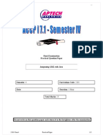 ACCP I7.1-Sem 4 Practical Paper Set3 Integrating XML With Java