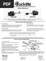 Truck Light Series 900 Switch