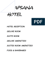 Atapsana Hotel: Hotel Reception Deluxe Room Suite Room Deluxe Amenities Suites Room Amenities Food & Baverages