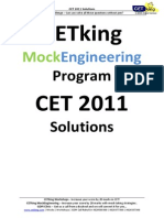 CET 2011 Solutions