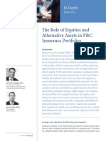 13-1524 in Depth the Role of Equities and Alternative Assets in P C Insu