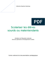 Guide Scolariser Eleves Sourds Et Malentendants 142904