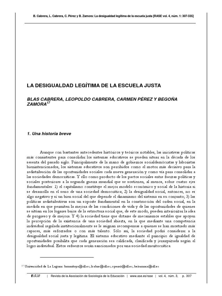 278 1102 1 PB | PDF | Desigualdad social | Discriminación y relaciones ...