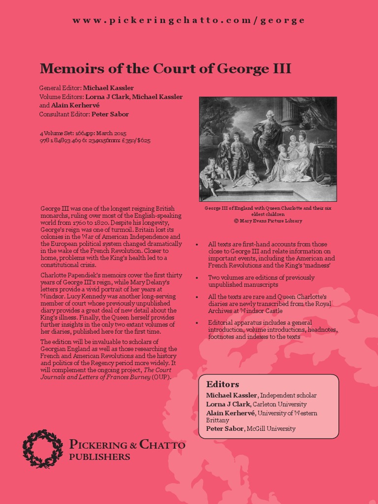 Memoirs of the Court of III leaflet Windsor Castle Diary