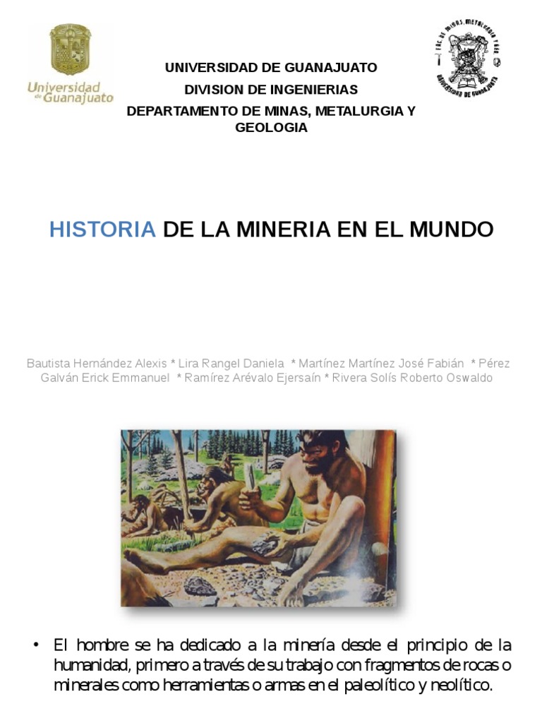Historia de La Mineria en El Mundo | PDF | Rieles | Sólidos cristalinos