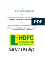 Project On HDFC Standard Life Insurance Company