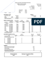 Project Life Cycle Cost Analysis LCC2005 - EPSS