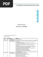 Auto Desk Seek Metadata Style Guide