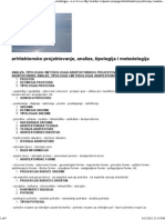Arhitektonsko Projektovanje, Analiza, Tipologija I Metodologija - M A L D I N I