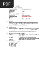 Silabus Matematika Terapan II