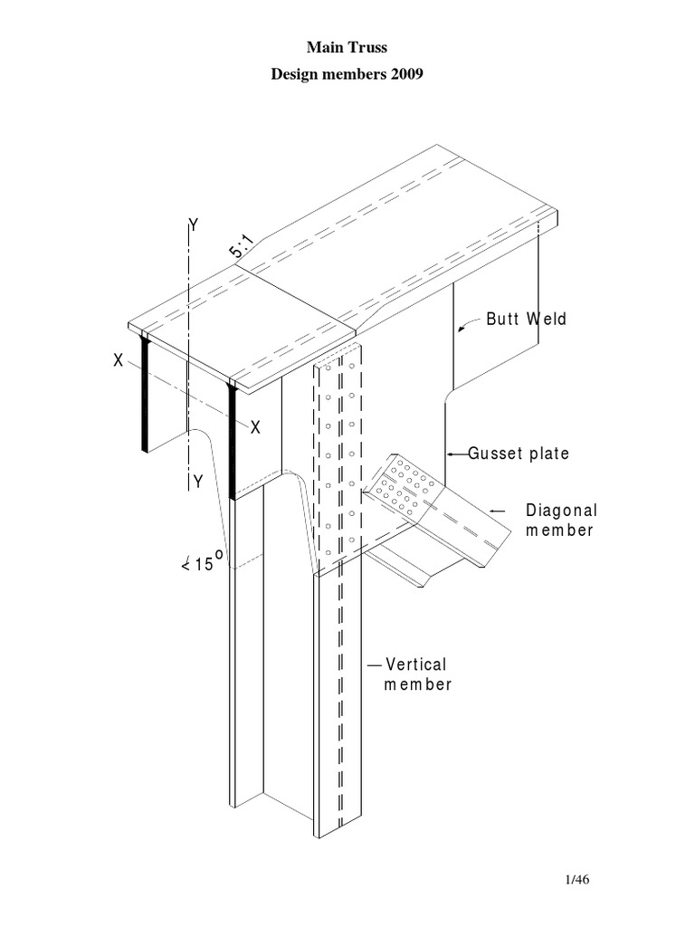 06-Design of Main Truss | PDF