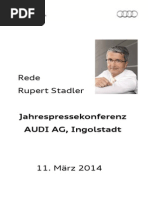 Download Rupert Stadler  Jahrespressekonferenz 2014 by AUDI AG SN211858303 doc pdf