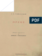 I.L.CARAGIALE-Opere-Articole Politice Şi Cronici Dramatice-1938
