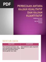 Perbezaan Antara Kajian Kualitatif Dan Kajian Kuantitatif