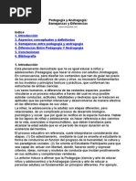 Pedagogía y Andragogía - Semejanzas y Diferencias