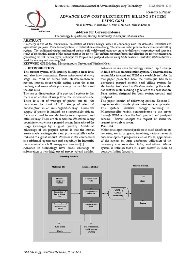 Ijeat - VOL IV - IJAET VOL IV ISSUE IV OCTBER DECEMBER 2013 - Vol IV ...