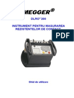 Manual DLRO200-V1.1Rezistenta de Contact