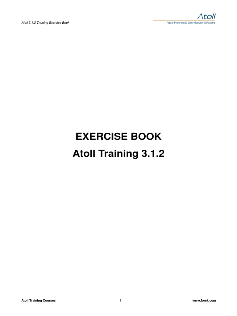 Atoll 3.1.2 Training Exercise Guide | PDF | High Speed Packet Access | Gsm