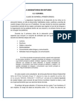 Espanol y Matematicas PDF