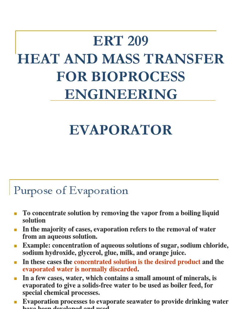 Evaporator Evaporation Steam