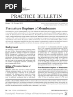 Practice Bulletins No. 139 - Premature Rupture of Membranes.