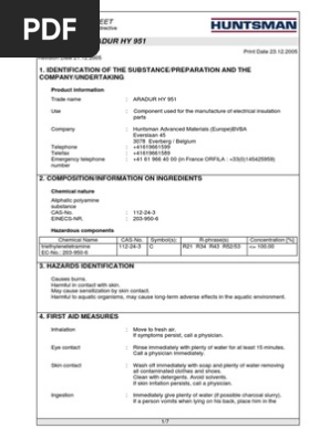 Safety Data Sheet