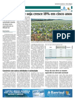 Area gaúcha de soja cresce 18% em cinco anos