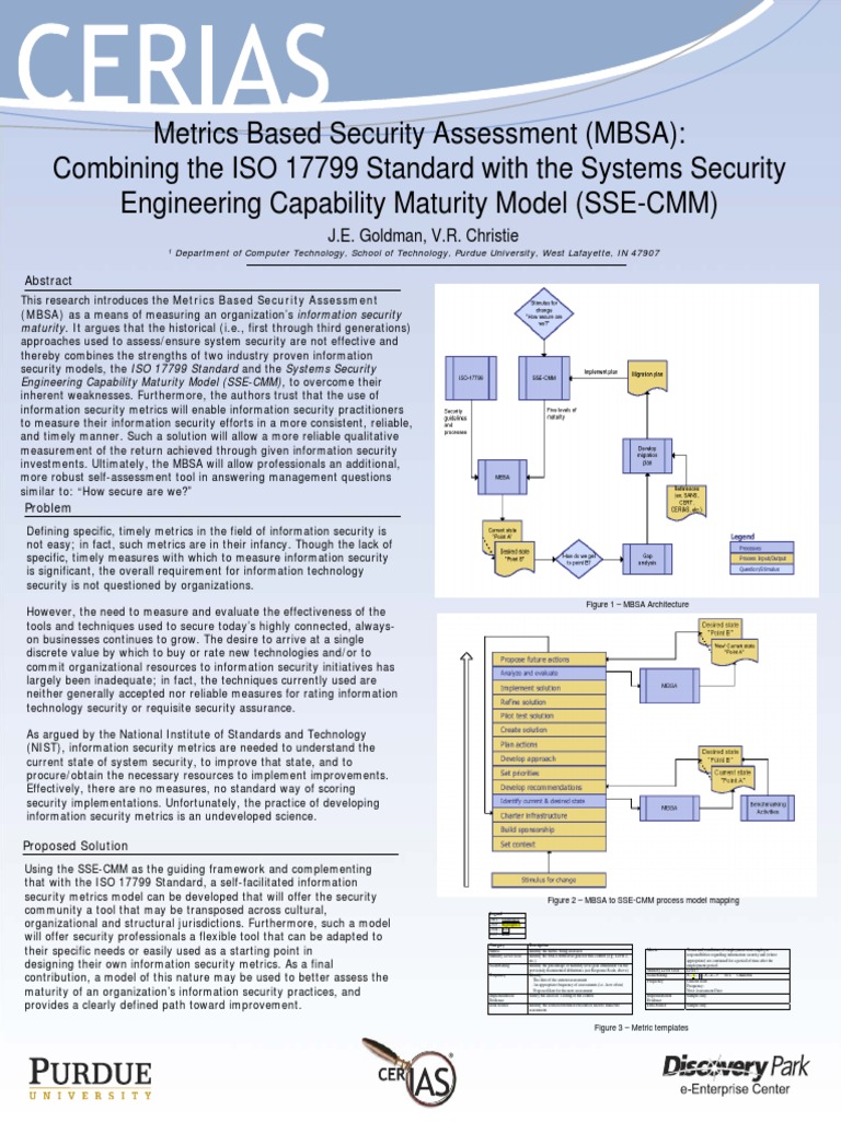 MBSA: Enhancing InfoSec Metrics with SSE-CMM | PDF | Information ...