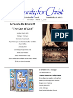 Community For Christ: "The Son of God"