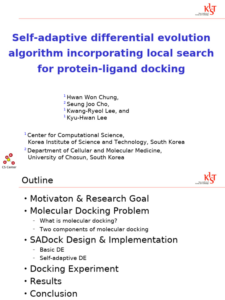 Self-Adaptive Differential Evolution Algorithm Incorporating Local ...