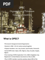 Opec-Organization of Petroleum Exporting Countries