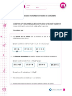 Factores y Divisores Pauta