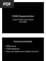 CS50 Supersection: Lucas Freitas and Lauren Carvalho