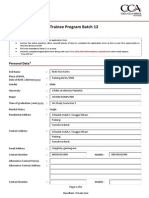 GTP 12 Application Form