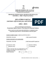 Relatorio Parcial 2012-2013 - Harrisson