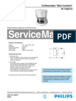 Service Manual: Coffeemaker "Mini Comfort" RI 7460/10