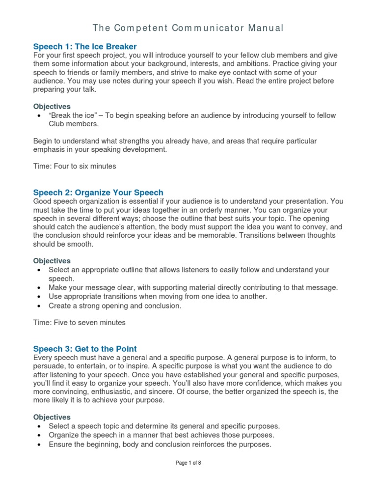 How To Be A Competent Communicator
