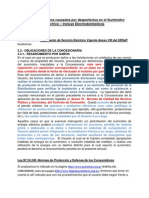 Reclamo de Daños Causados Por Desperfectos en El Suministro Eléctrico