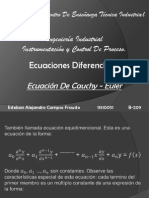 Ecuacion Cauchy Euler
