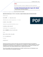 Fundamentos Da Matematica Livro Regra Dos Sinais