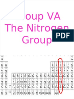Group VA The Nitrogen Group