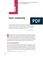 Chapter 11 Team Leadership