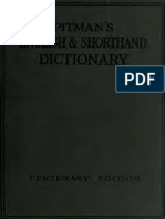 Shorthand English Pitman Dictionary PDF
